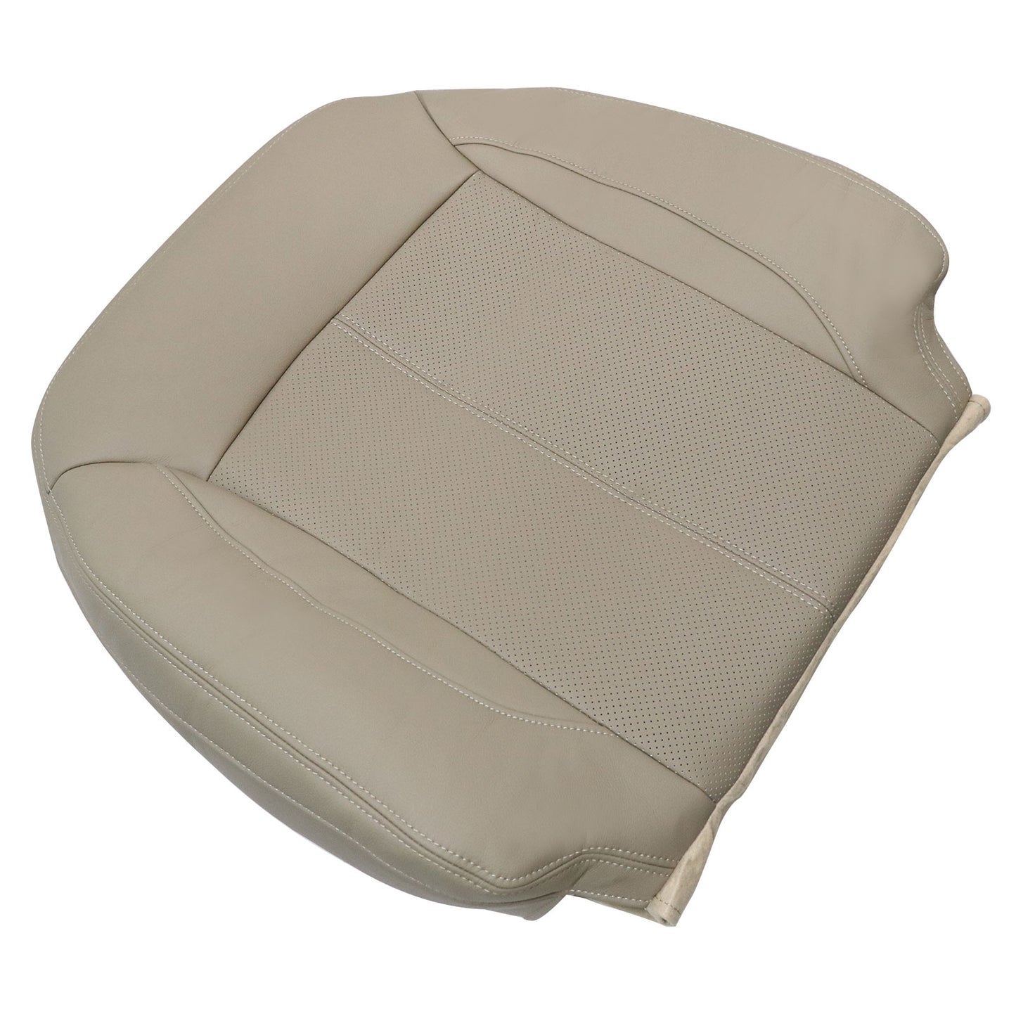 For 2010-2013 Buick LaCrosse Front Driver & Passenger Bottom & Top Leather Seat Cover Cashmere Tan