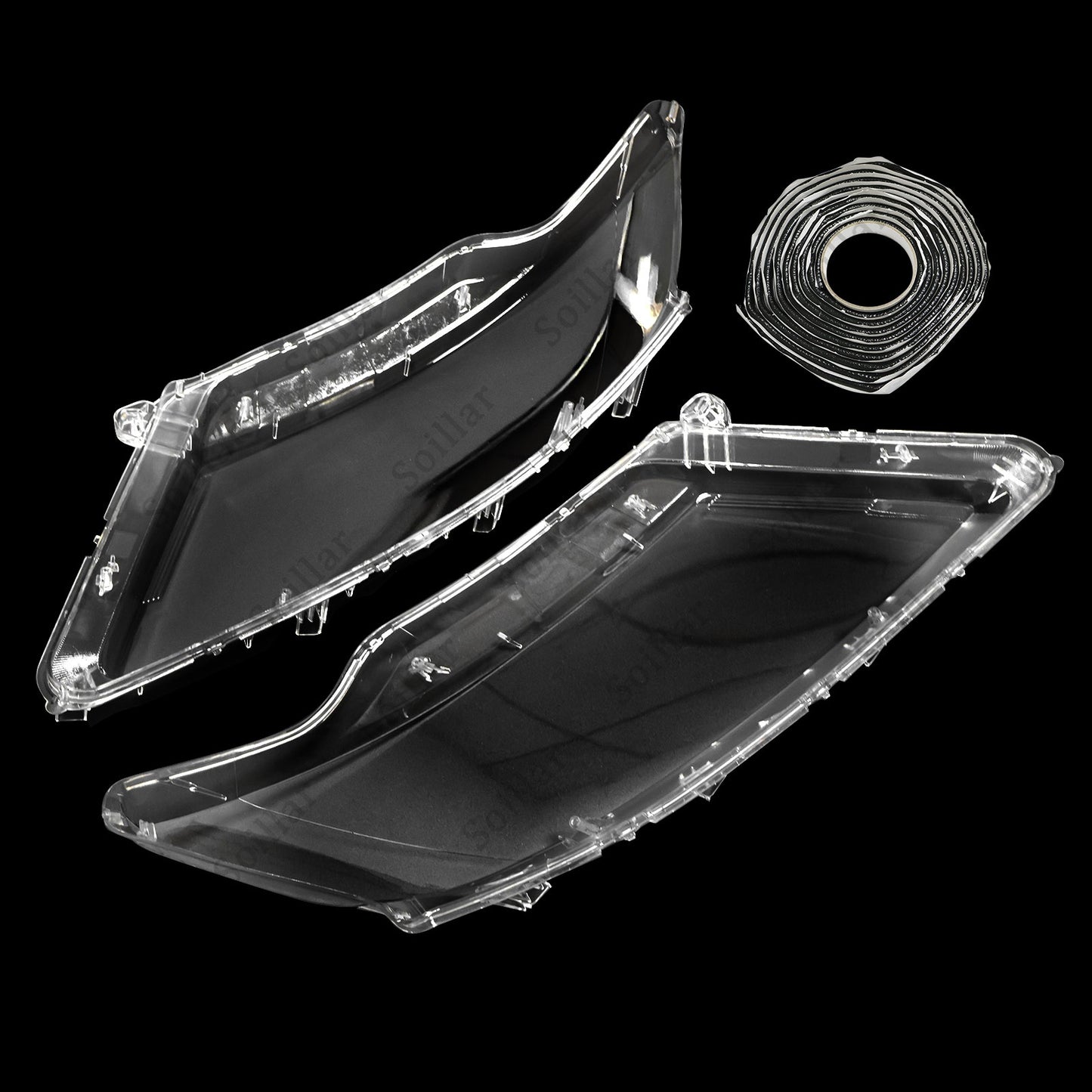 Pair Front Headlight Headlamp Lens Covers Left&Right For Lincoln MKX 2014-2018