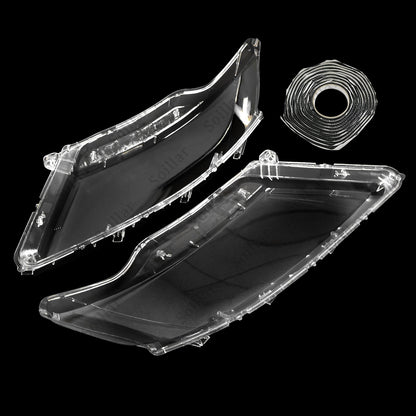 Pair Front Headlight Headlamp Lens Covers Left&Right For Lincoln MKX 2014-2018