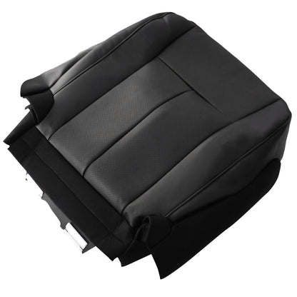 For 2007-2014 Ford Expedition Limited Front Driver & Passenger Bottom & Top Leather Seat Cover Black