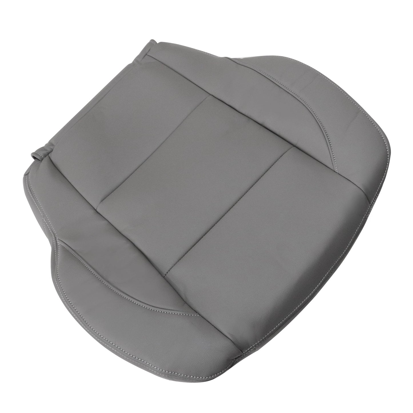 Driver Bottom Leather Seat Cover Gray For Nissan Titan 2005-2015 Replacement