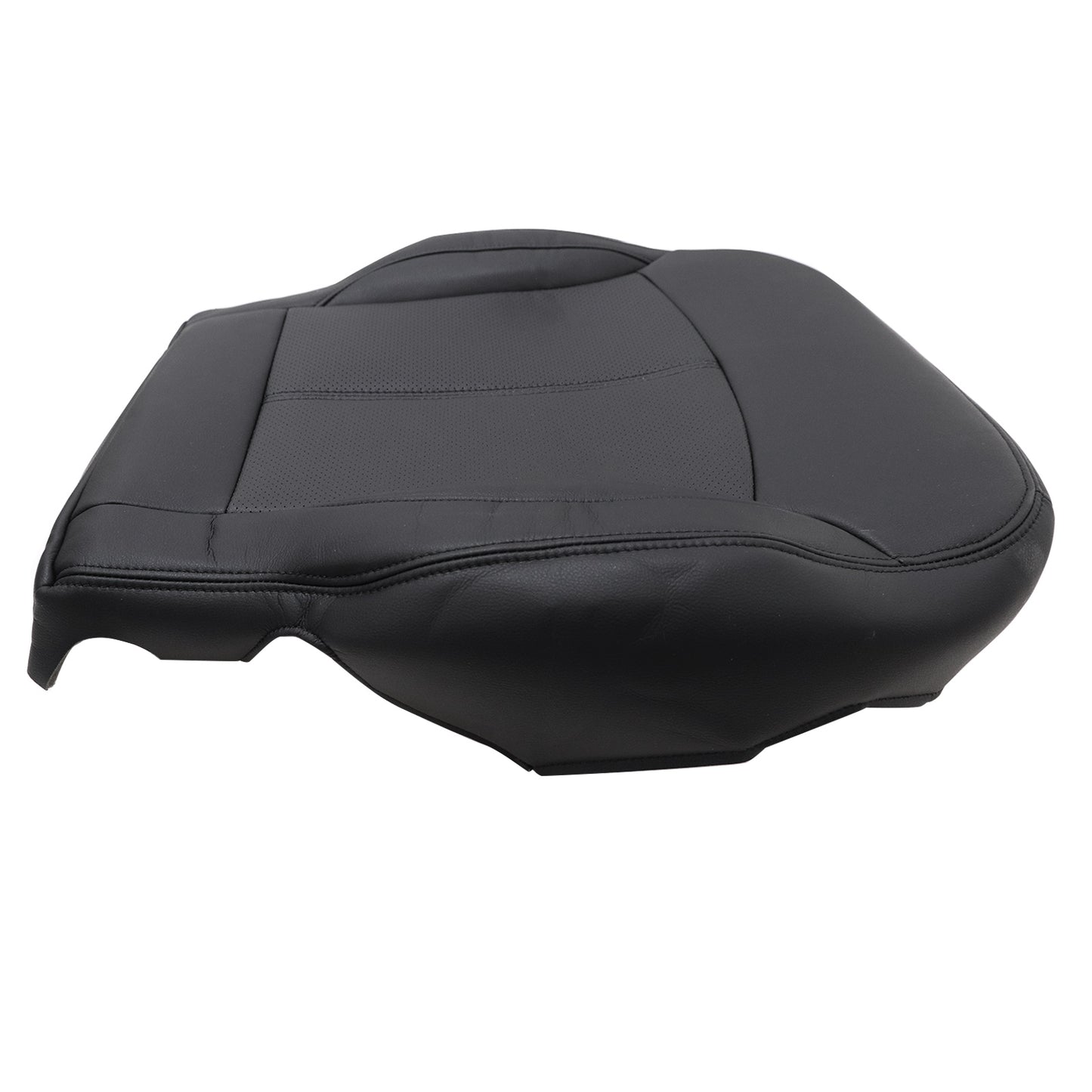 For 2010-2013 Buick LaCrosse Front Driver & Passenger Bottom & Top Leather Seat Cover Black