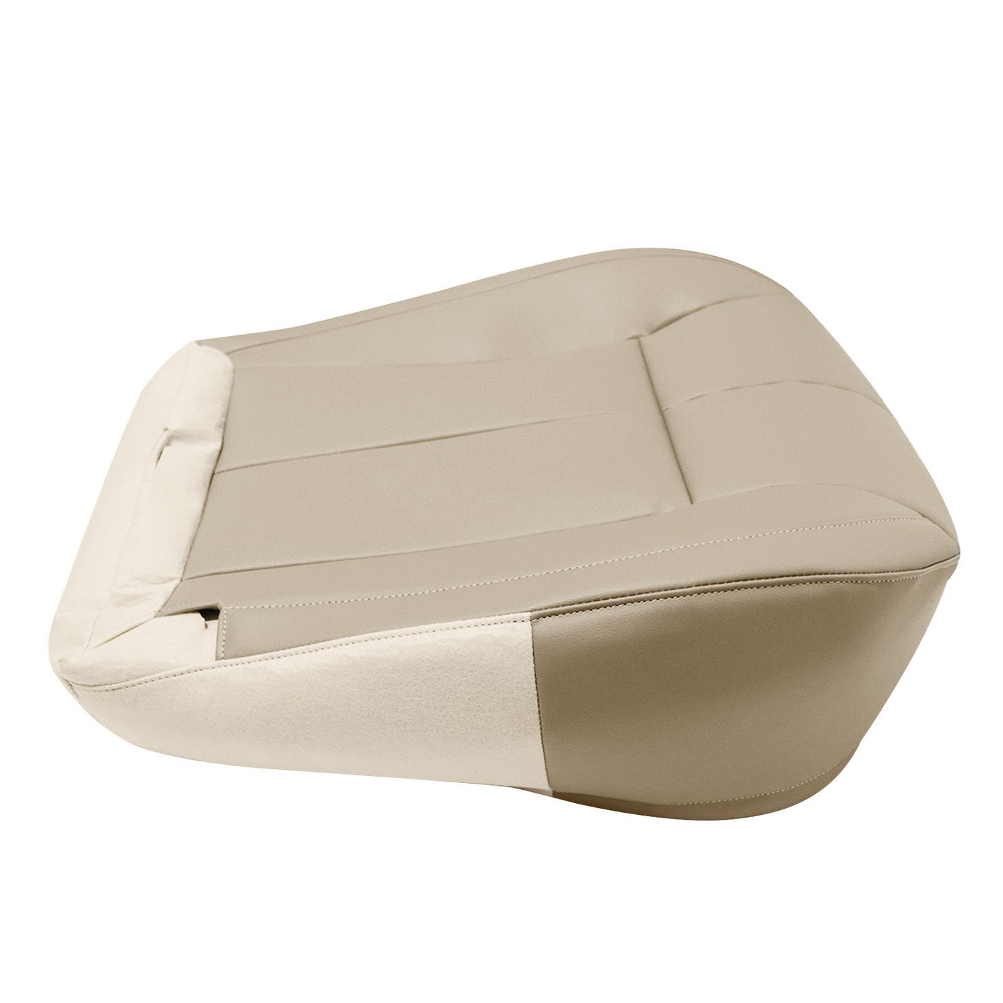 For 1999-2004 Jeep Grand Cherokee Front Driver Bottom Leather Seat Cover Tan