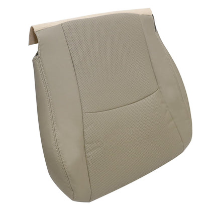 For 2004-2013 Toyota Highlander Front Driver & Passenger Bottom & Top Leather Seat Cover Tan