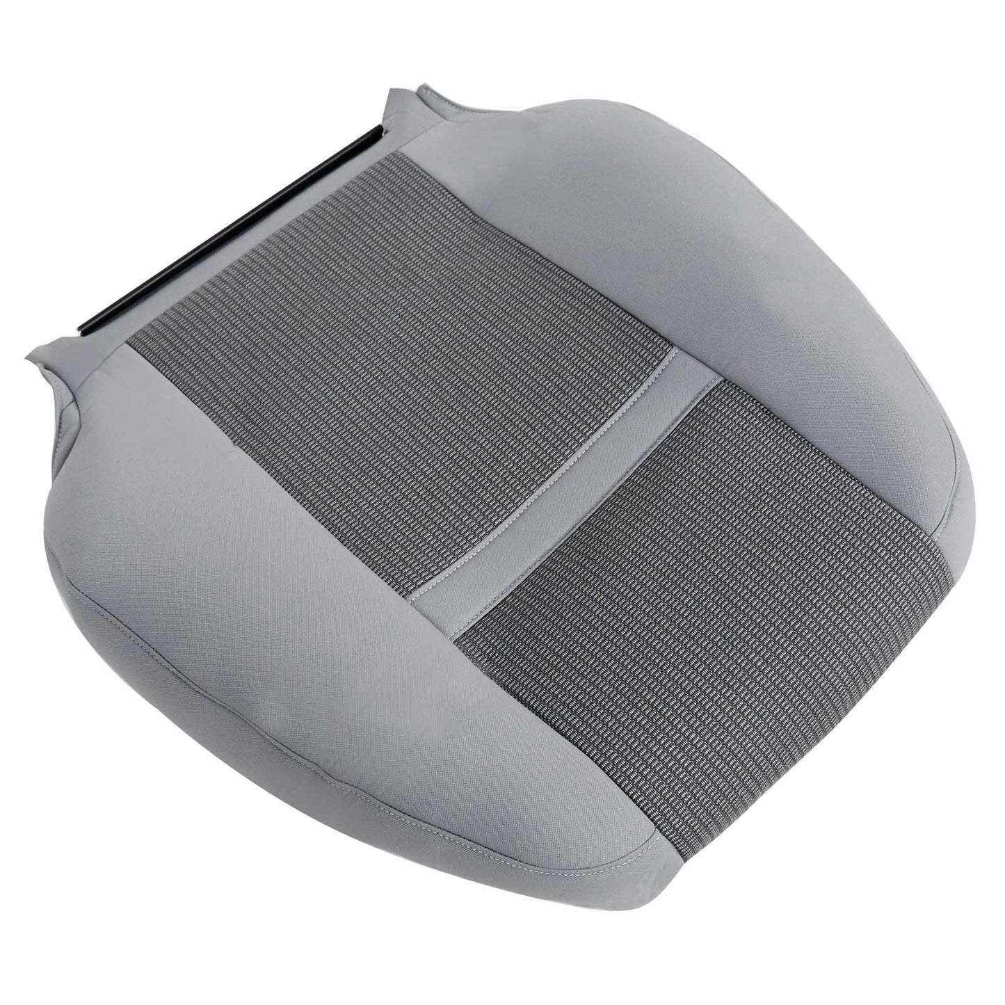 For 2006-2010 Dodge Ram 1500 2500 Front Driver & Passenger Bottom & Top Cloth Seat Cover Light Gray