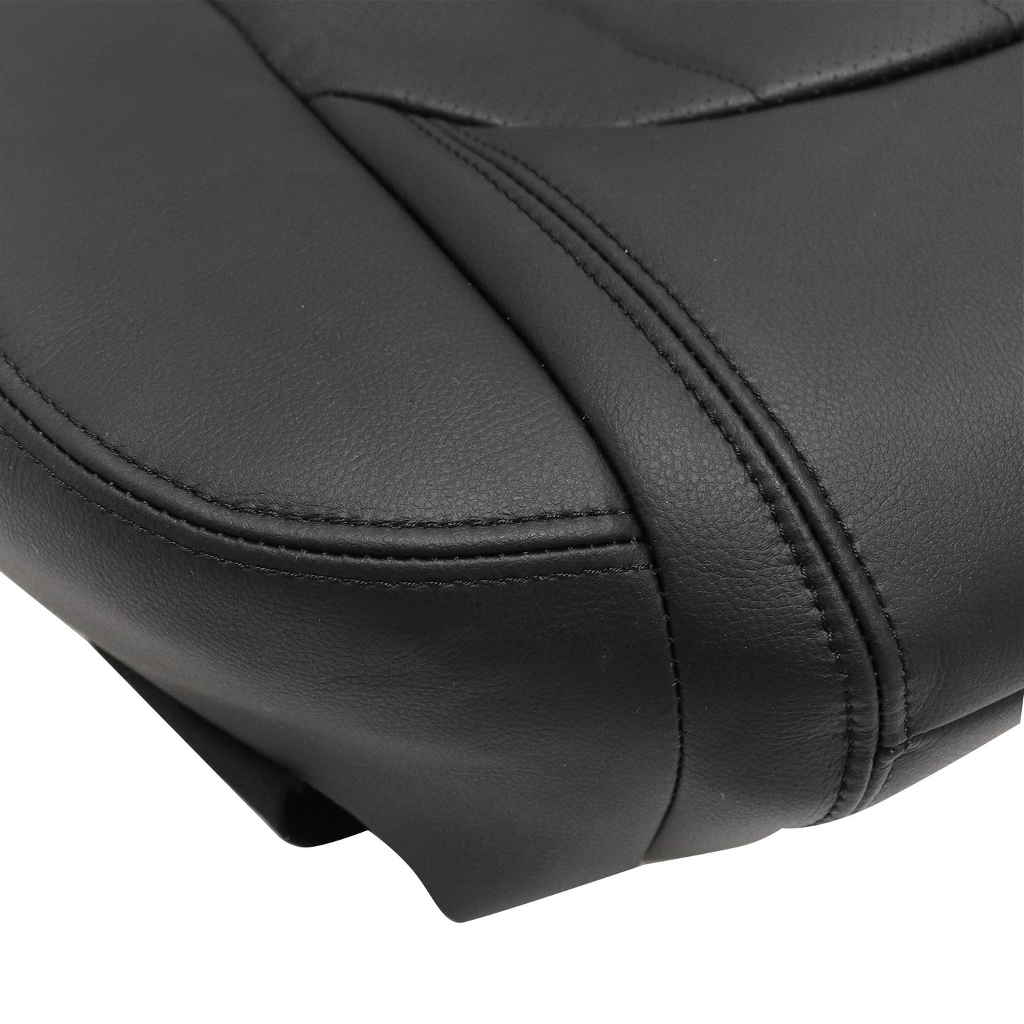 For 2008-2012 Buick Enclave 4-Door Driver Bottom Leather PERF Seat Cover Black