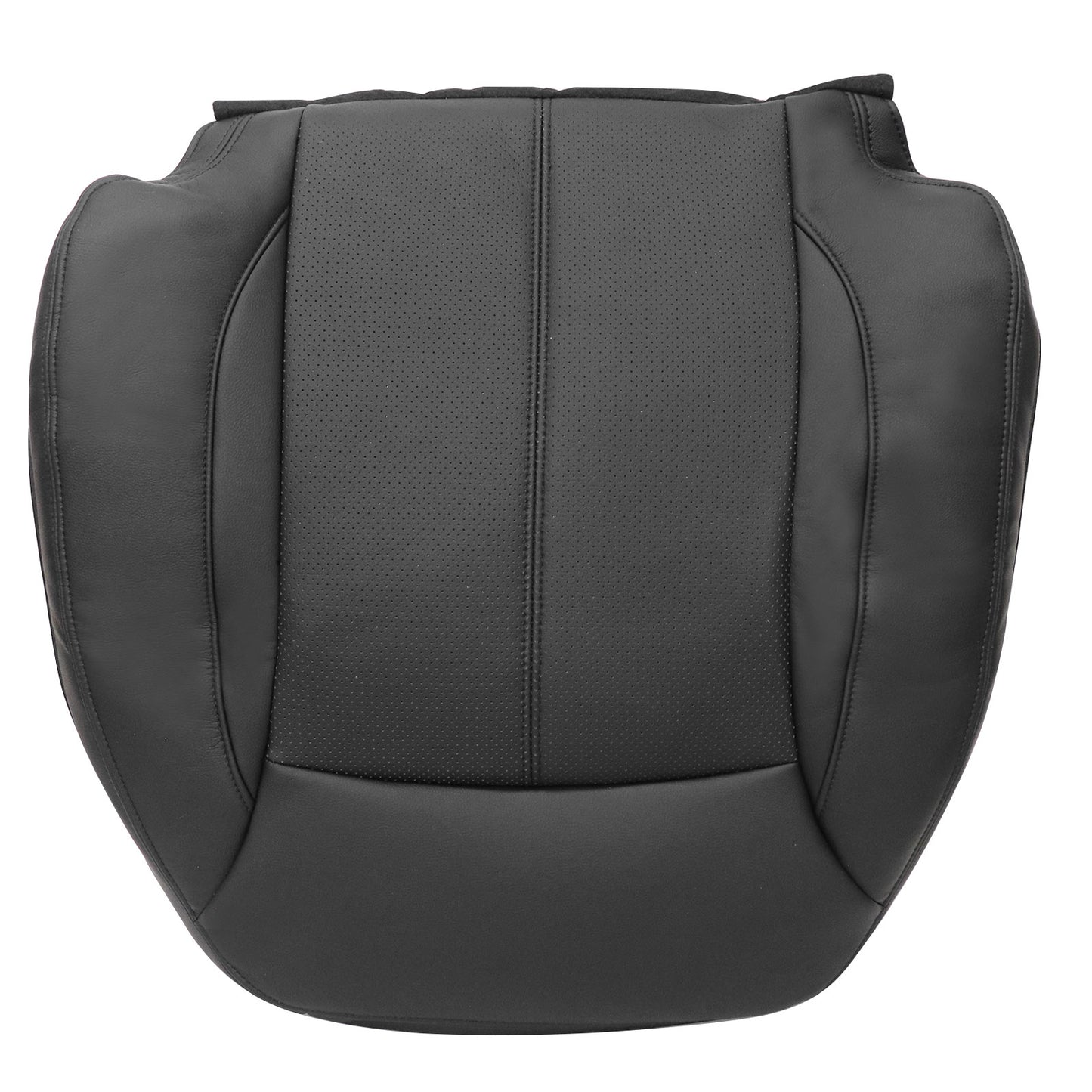 For 2010-2013 Buick LaCrosse Front Driver & Passenger Bottom & Top Leather Seat Cover Black