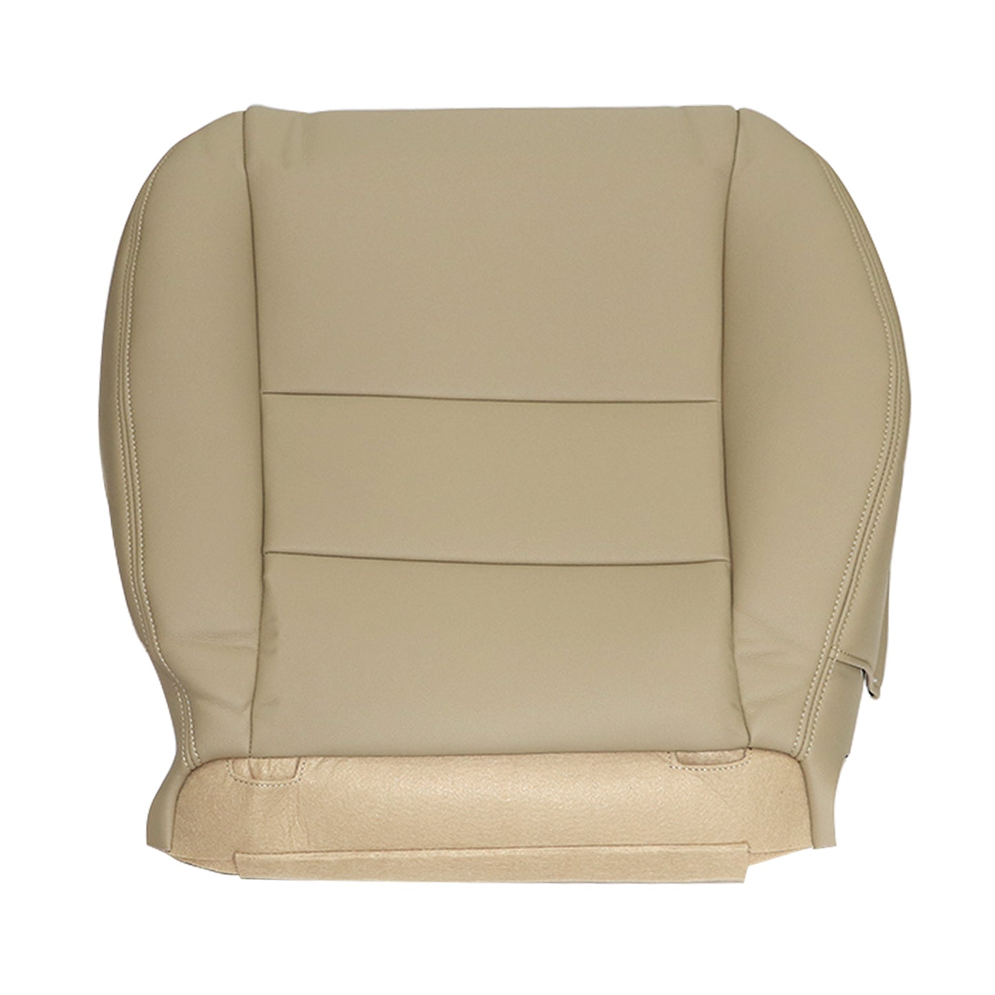 For 2003-2007 Honda Accord 4DR Front Driver & Passenger Bottom & Top Leather Seat Cover Tan