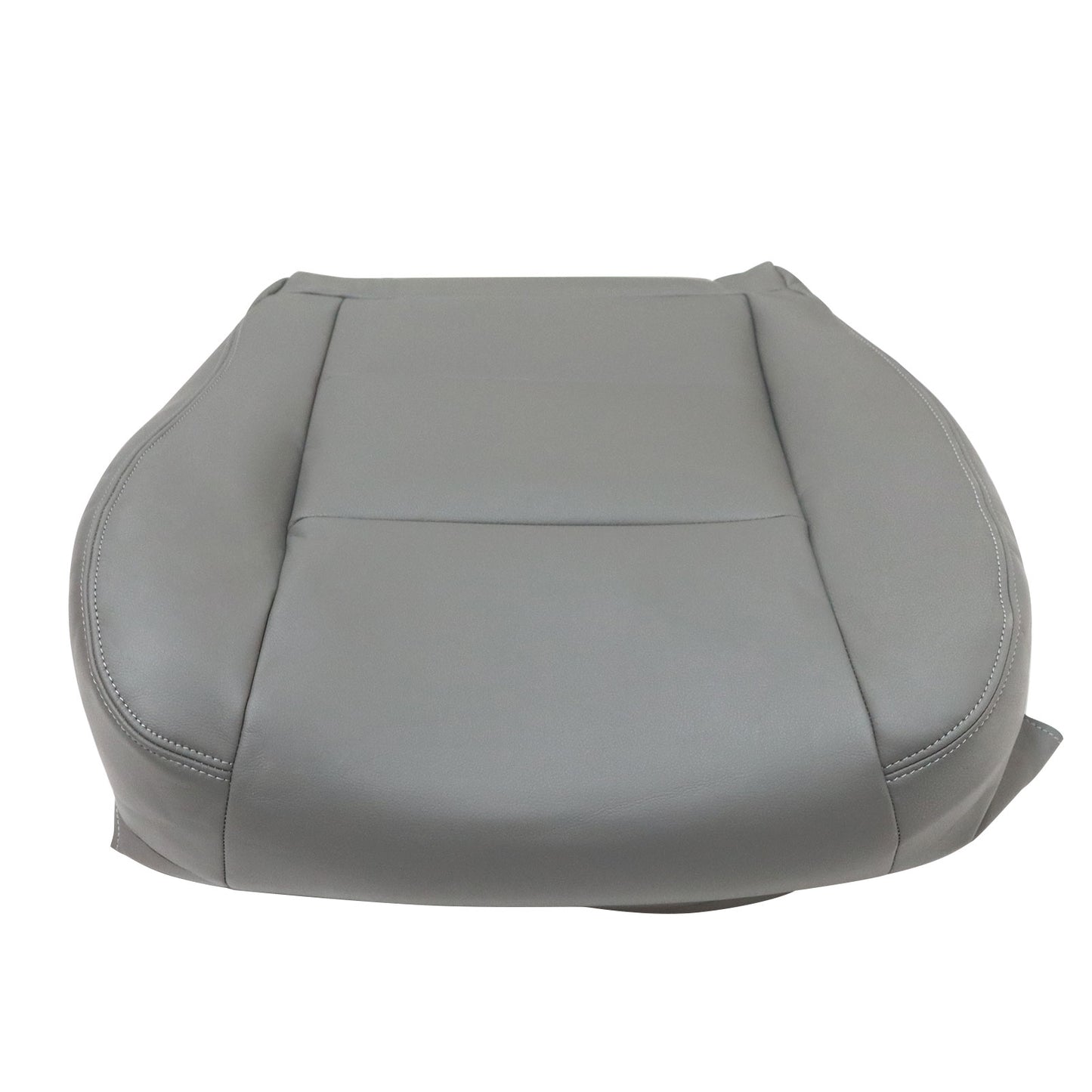 For 1998-2007 Toyota Land Cruiser Front Driver & Passenger Bottom & Top Leather Seat Cover Gray