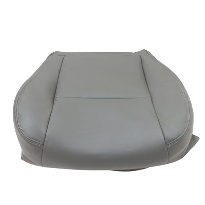 For 1998-2007 Toyota Land Cruiser Front Driver & Passenger Bottom & Top Leather Seat Cover Gray