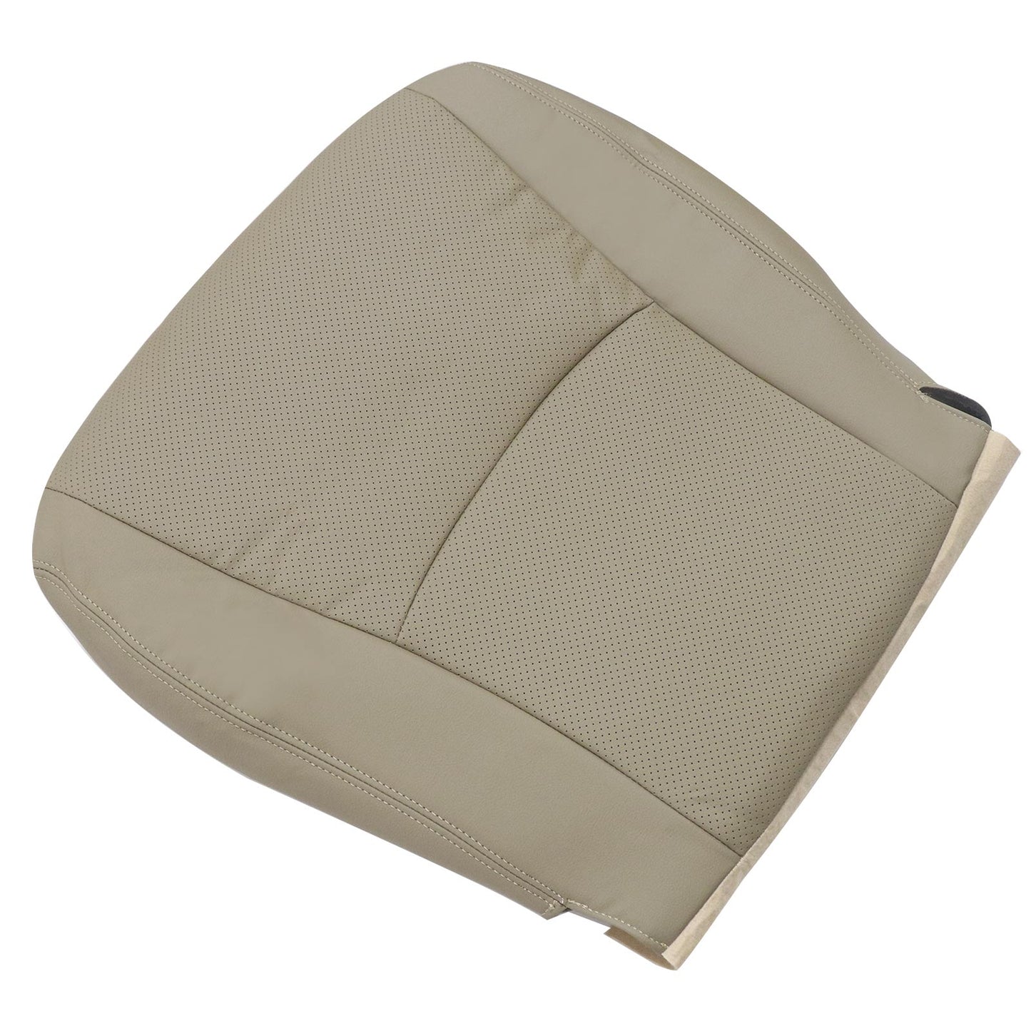 For 2004-2013 Toyota Highlander Front Driver & Passenger Bottom & Top Leather Seat Cover Tan