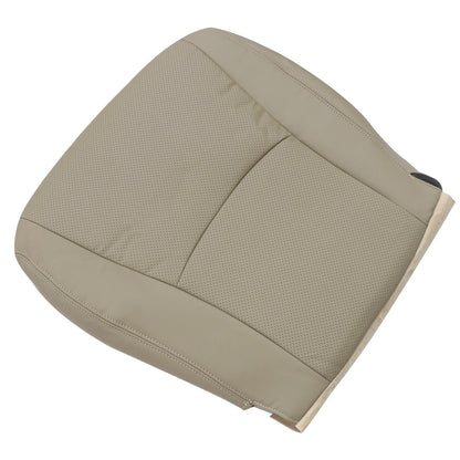 For 2004-2013 Toyota Highlander Front Driver & Passenger Bottom & Top Leather Seat Cover Tan