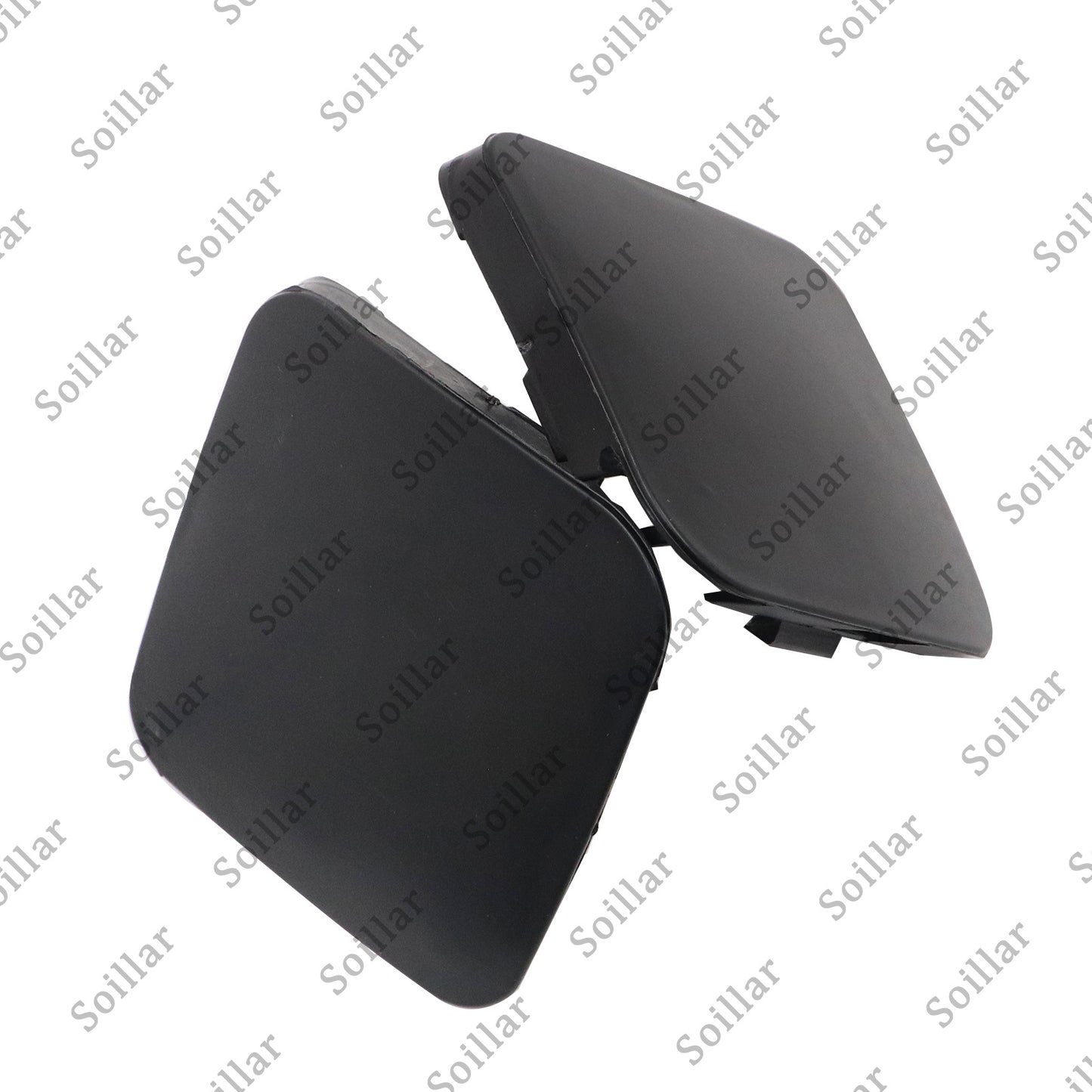 2pcs Tow Hook Covers Front Bumper Right Left Cap For Toyota RAV4 2009-2010 New