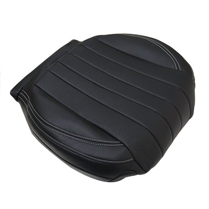 For 2017-2020 Mercedes Benz E300 E350 E400 E450 Driver Bottom Leather Seat Cover Black