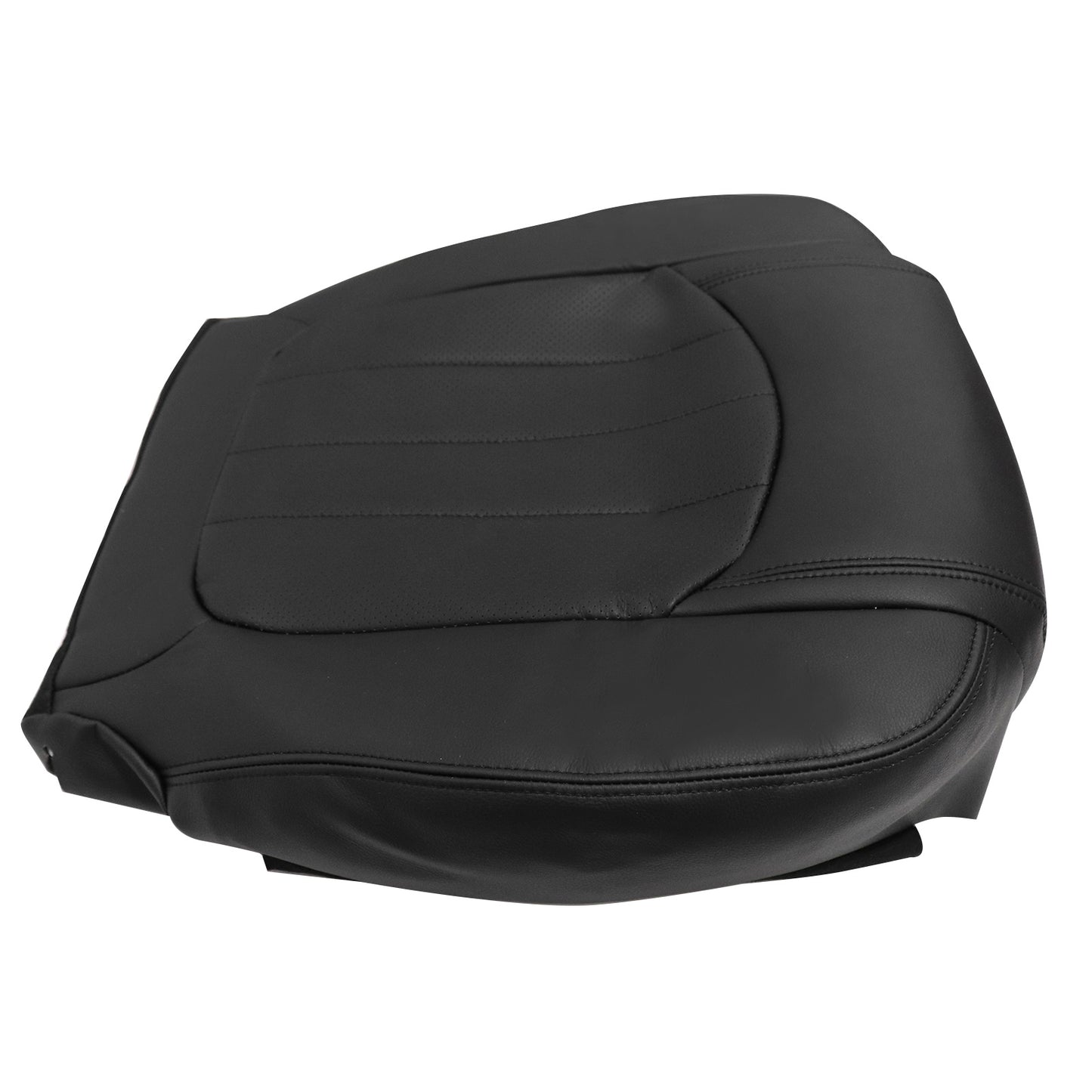 For 2008-2012 Buick Enclave 4-Door Driver Bottom Leather PERF Seat Cover Black