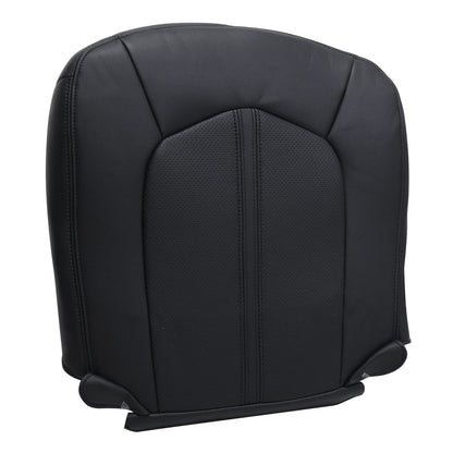 For 2008-2013 Cadillac CTS Front Driver & Passenger Bottom & Top Leather Seat Cover Black