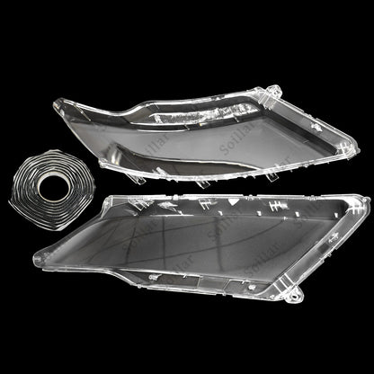 Pair Front Headlight Headlamp Lens Covers Left&Right For Lincoln MKX 2014-2018