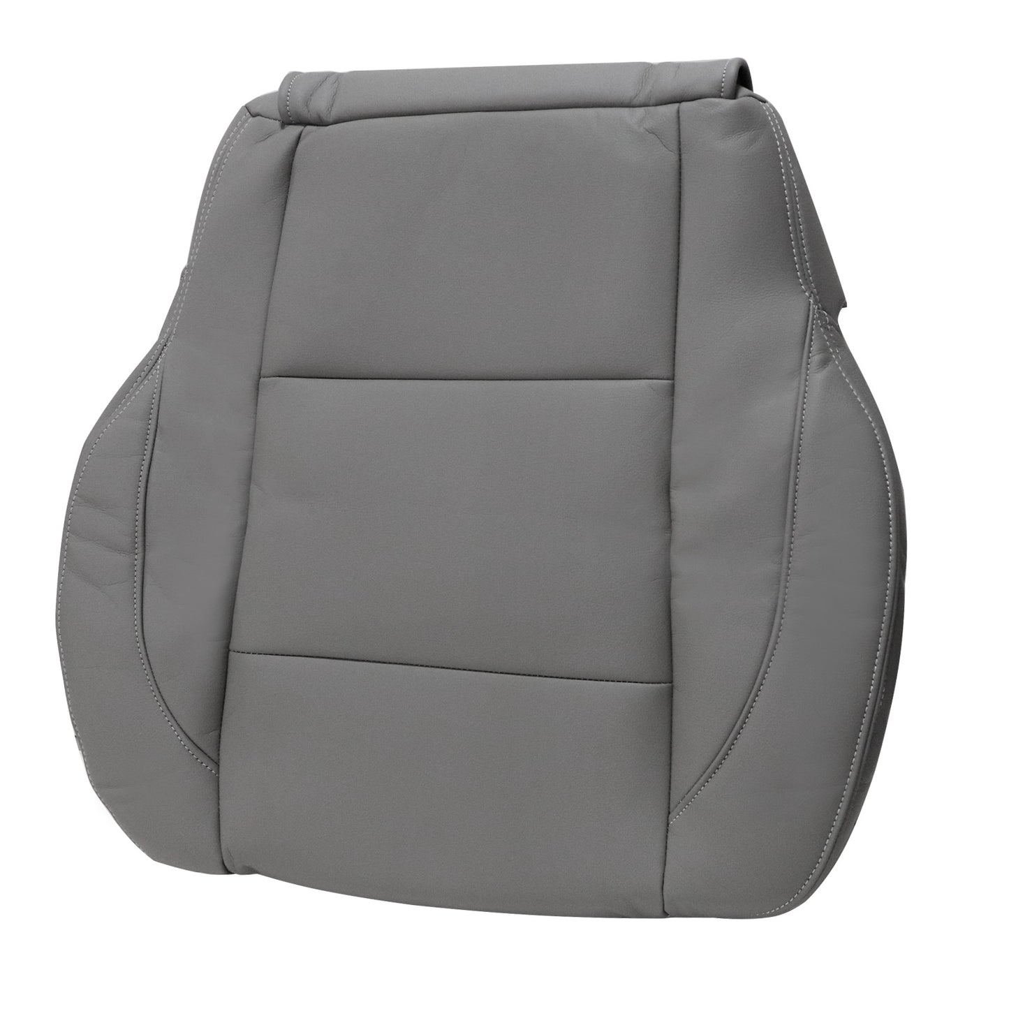 Driver Bottom Leather Seat Cover Gray For Nissan Titan 2005-2015 Replacement