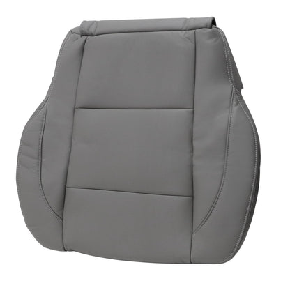 Driver Bottom Leather Seat Cover Gray For Nissan Titan 2005-2015 Replacement