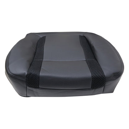 For 2010-2014 Ford F-150 Raptor SVT Front Driver & Passenger Bottom & Top Leather Seat Cover Black