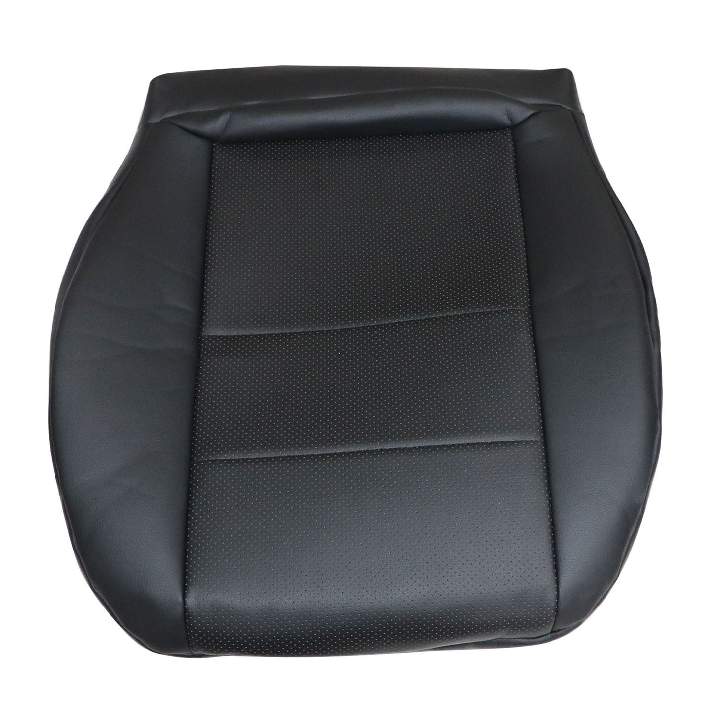 For 2008-2014 Mercedes Benz C250 C300 C350 Driver & Passenger Bottom & Top Replacement Leather Seat Cover Black