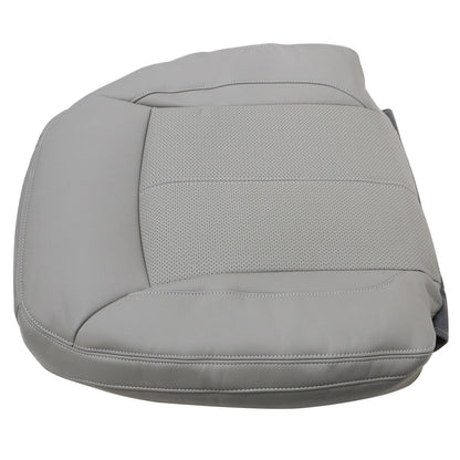 For 2010-2013 Buick LaCrosse Front Driver & Passenger Bottom & Top Leather Seat Cover Titanium Gray