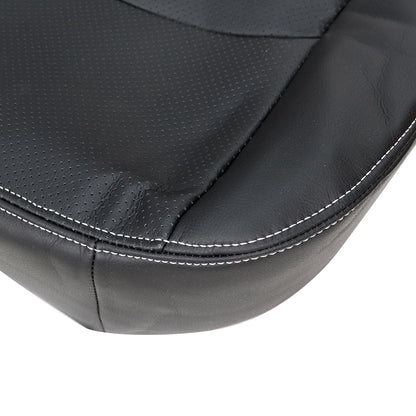 For 2009-2018 Dodge Ram 1500 2500 3500 Replacement Driver & Passenger Bottom & Top Leather Seat Cover Black