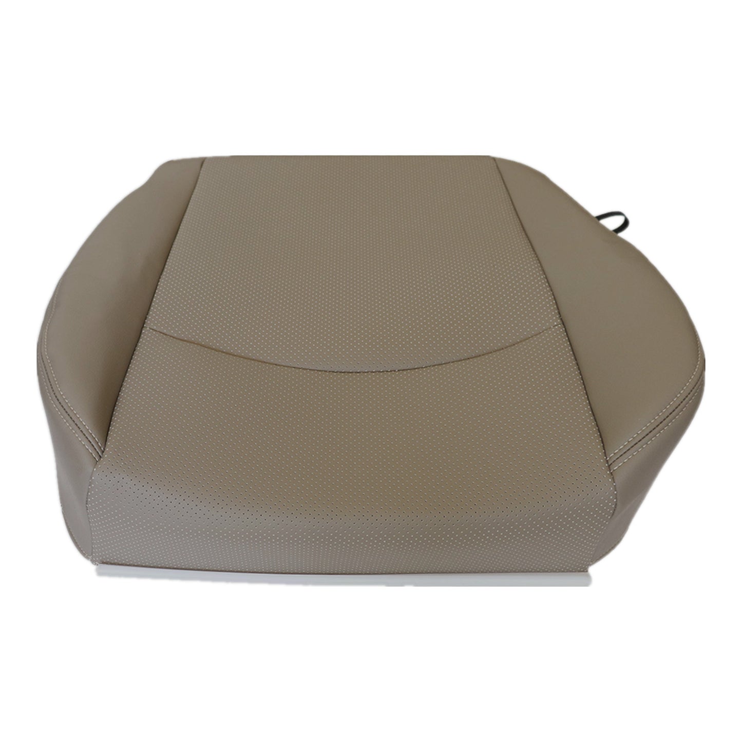 For 2009-2012 Dodge Ram 1500 2500 Front Driver & Passenger Bottom Perforated Leather Seat Cover Tan