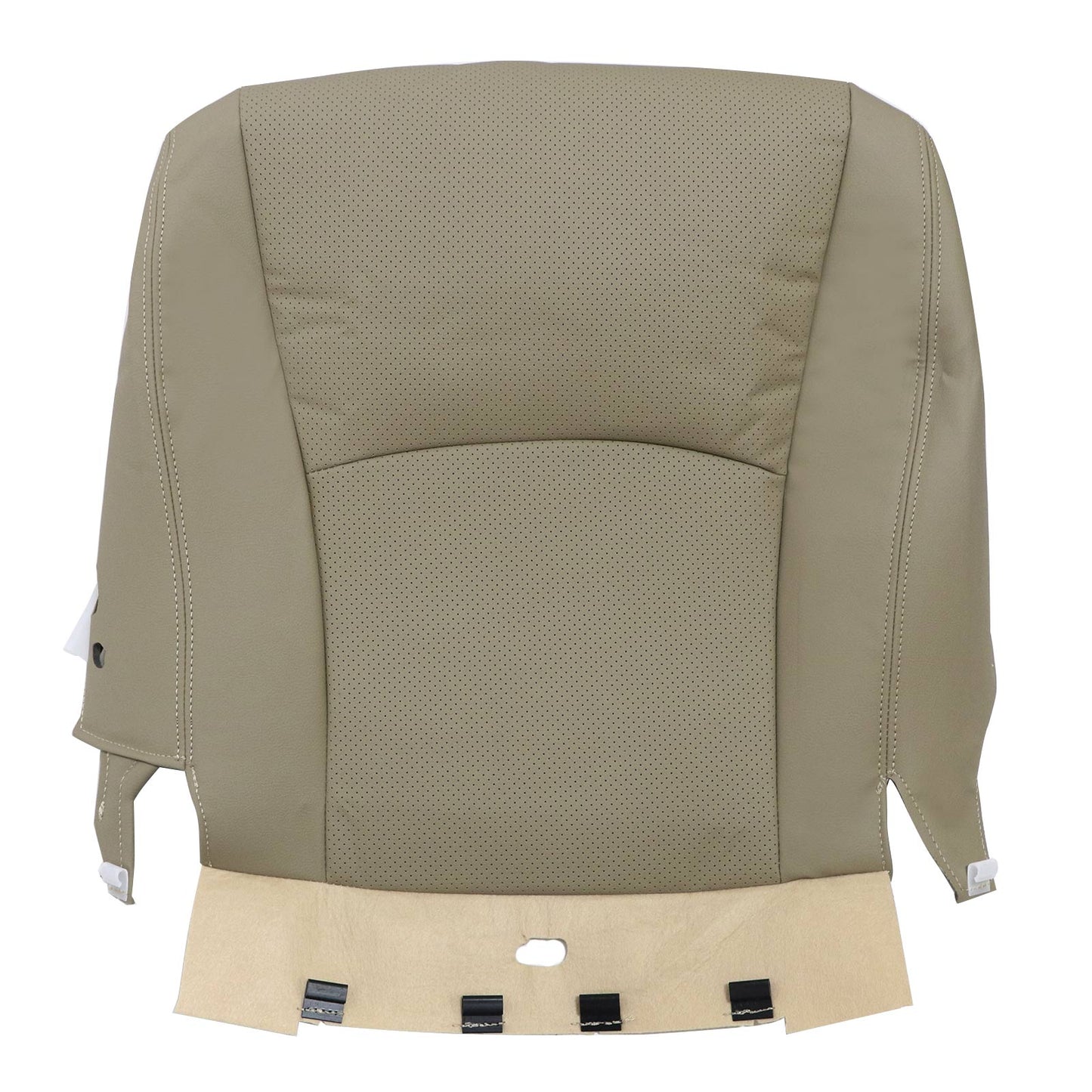 For 2004-2013 Toyota Highlander Front Driver & Passenger Bottom & Top Leather Seat Cover Tan