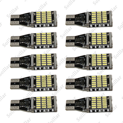 10X T15 921 912 LED Reverse Backup Light Bulbs W16W 916 6000K Super Bright White