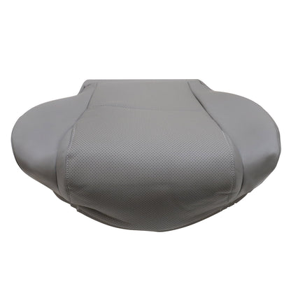 For 2007 to 2013 Toyota Sequoia Tundra Driver Bottom Perforated Leather Seat Cover Gray