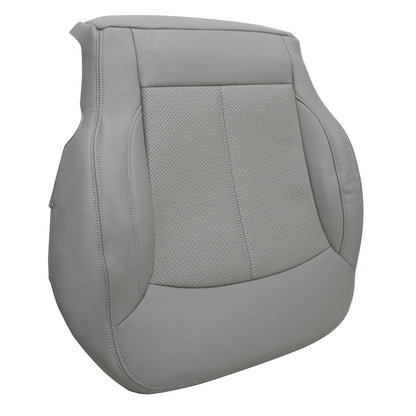 For 2010-2013 Buick LaCrosse Front Driver & Passenger Bottom & Top Leather Seat Cover Titanium Gray