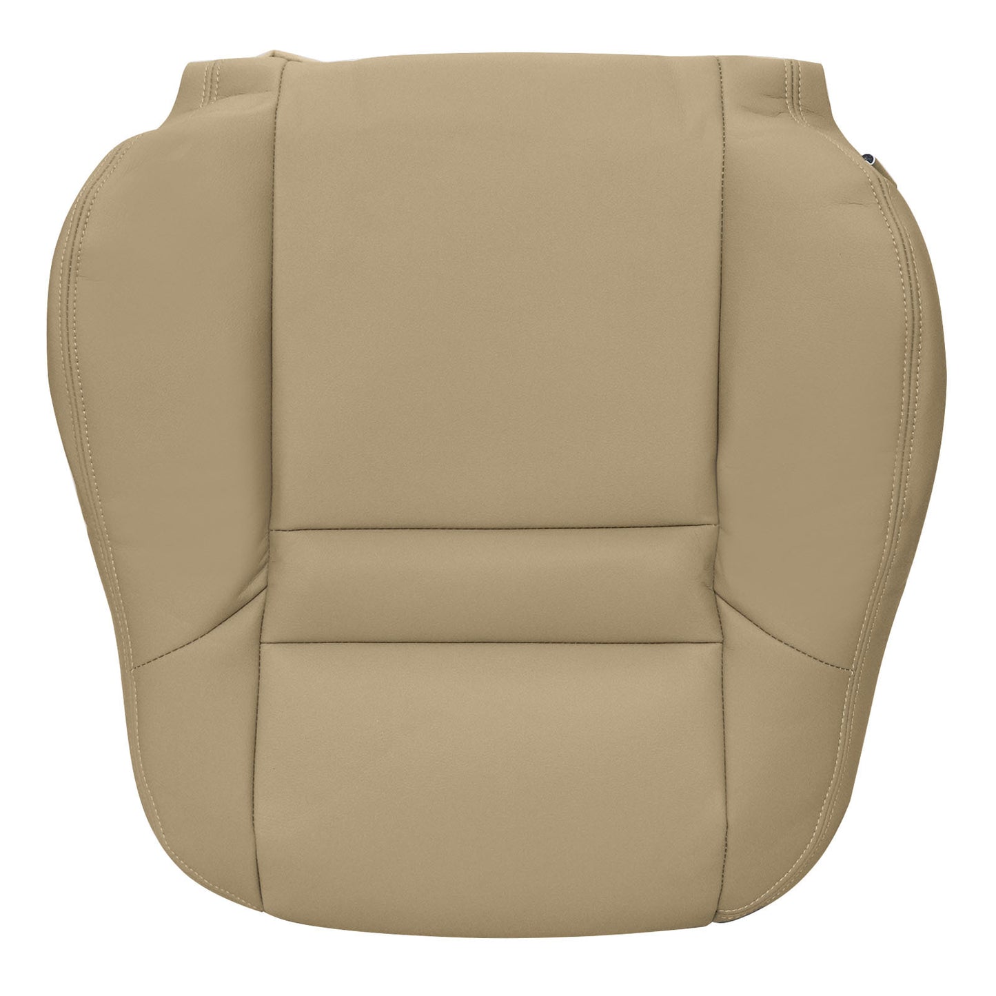 For 2003-2007 Honda Accord 4DR Front Driver & Passenger Bottom & Top Leather Seat Cover Tan