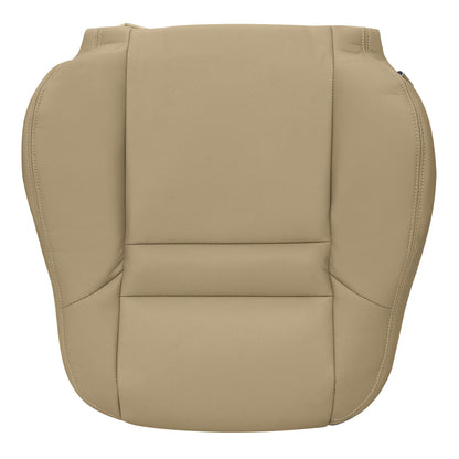 For 2003-2007 Honda Accord 4DR Front Driver & Passenger Bottom & Top Leather Seat Cover Tan