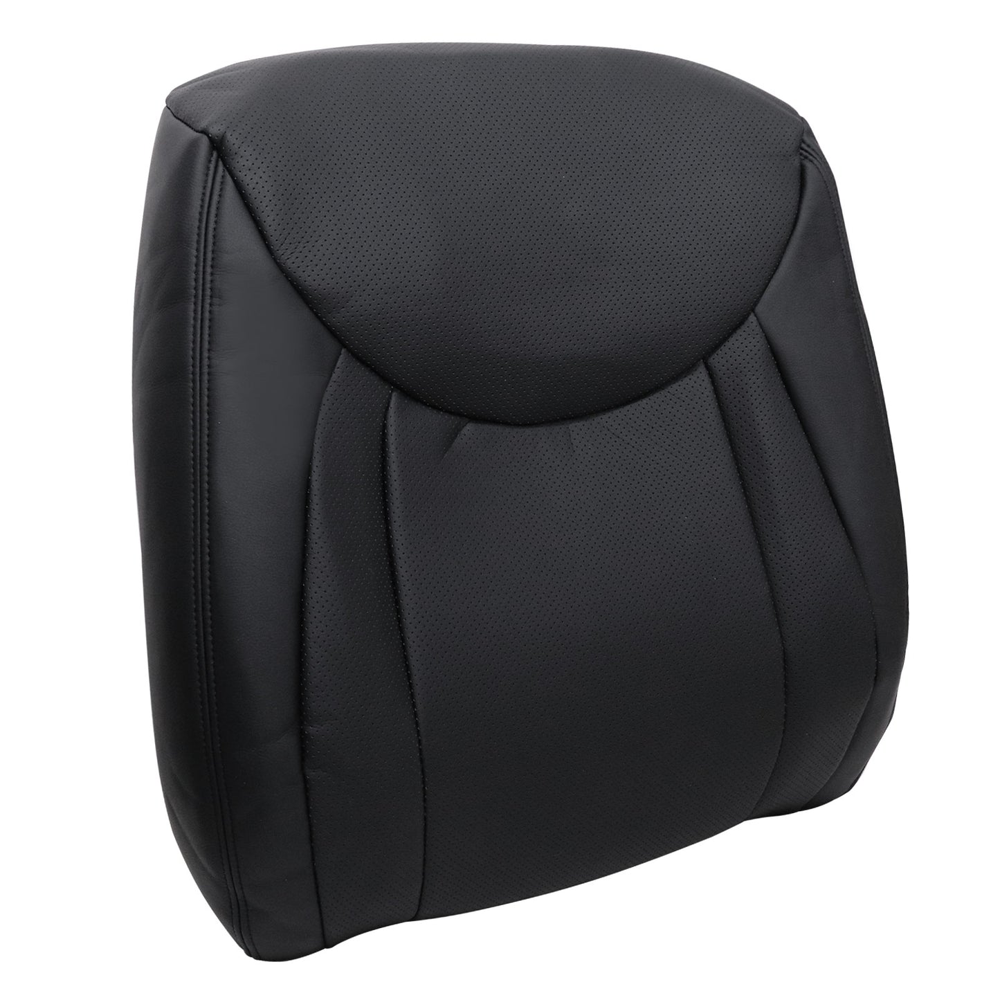 For 2001-2006 Lexus LS430 Front Driver & Passenger Bottom & Top Leather Seat Cover Black