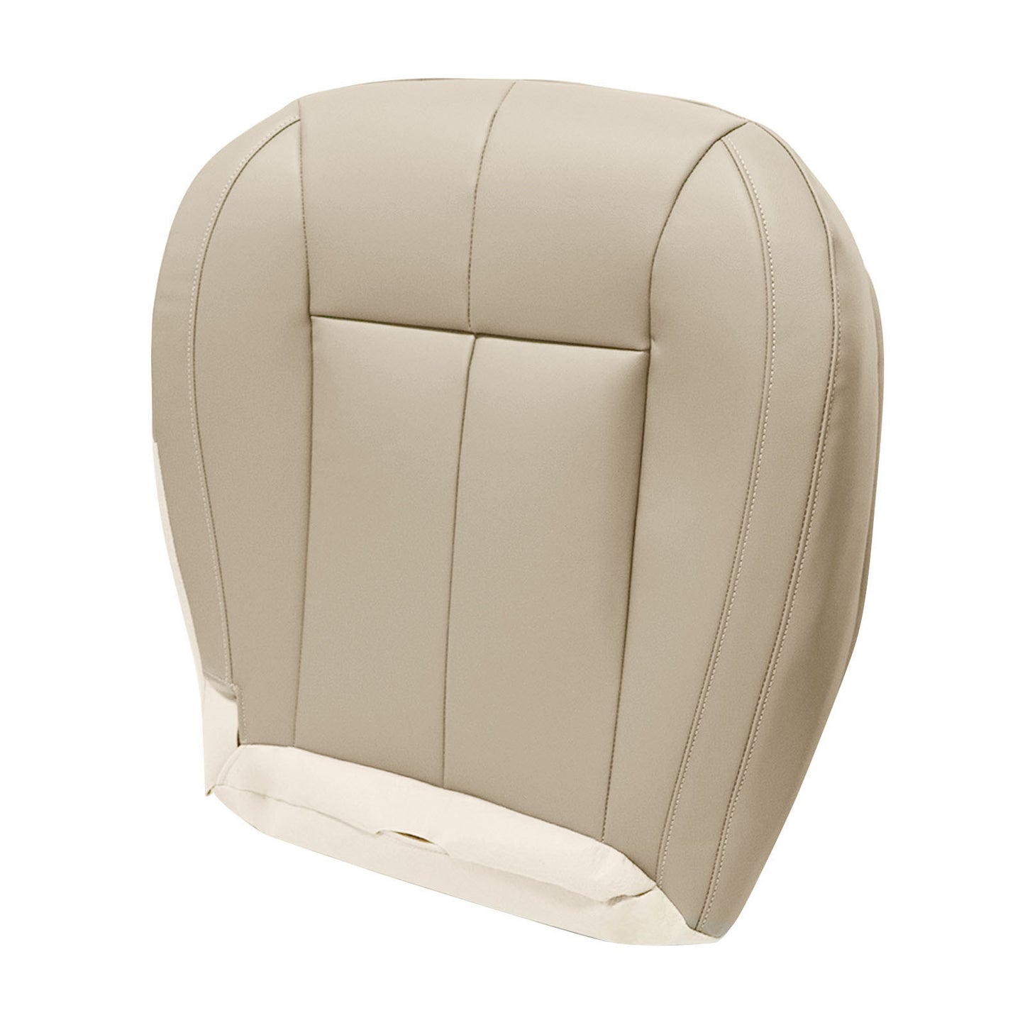 For 1999-2004 Jeep Grand Cherokee Front Driver & Passenger Bottom Leather Seat Cover Tan