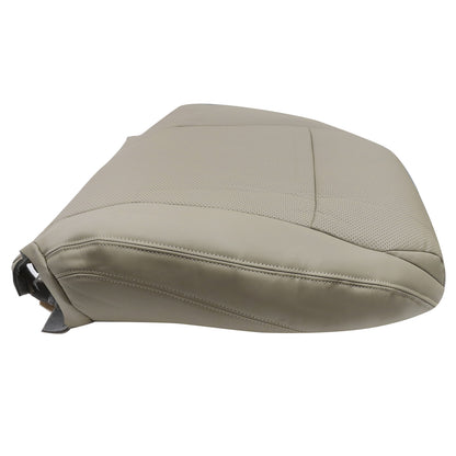 For 2004-2013 Toyota Highlander Front Driver & Passenger Bottom & Top Leather Seat Cover Tan