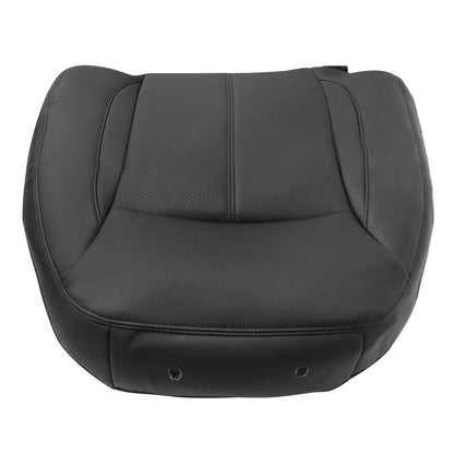 For 2010-2013 Buick LaCrosse Front Driver & Passenger Bottom & Top Leather Seat Cover Black