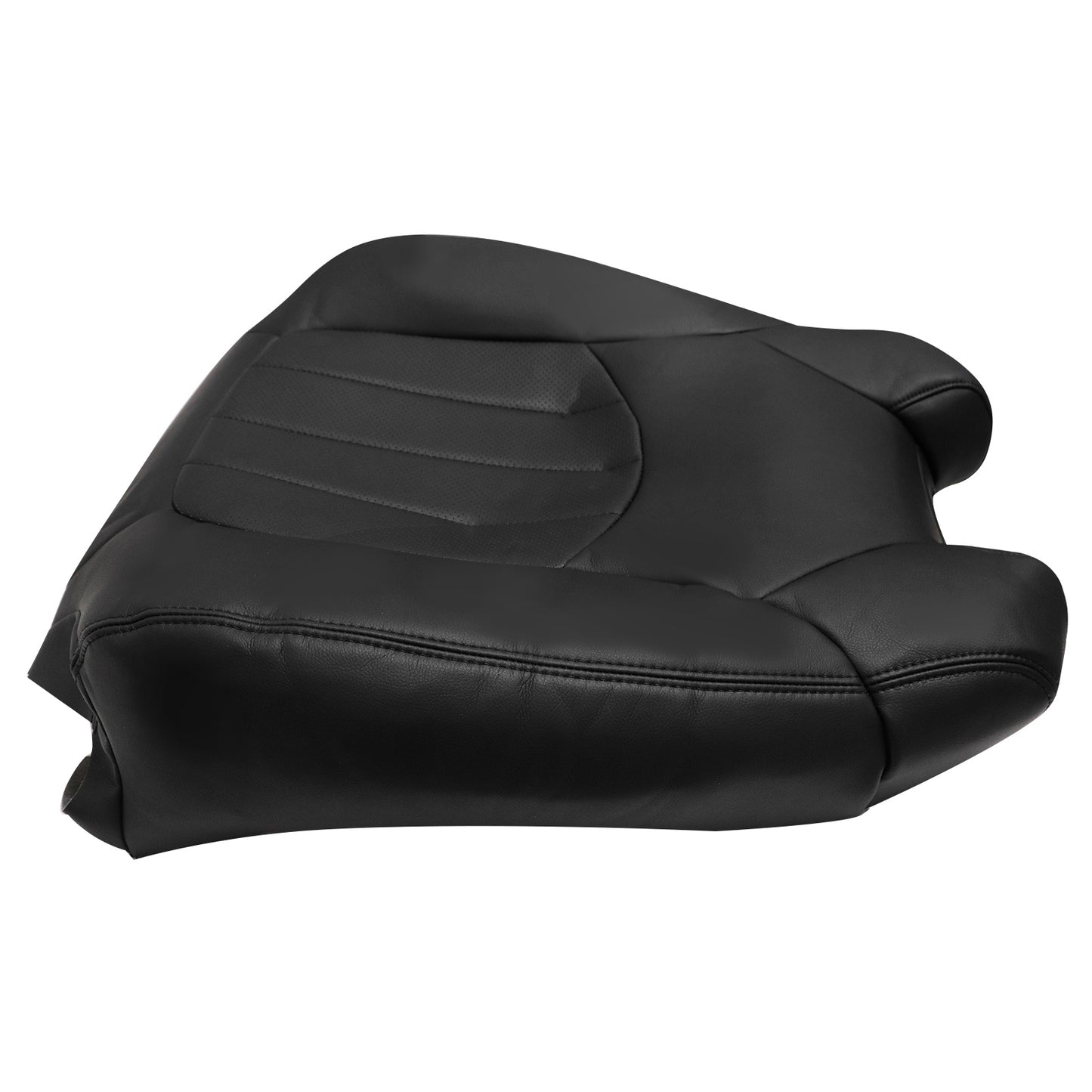 For 2008-2012 Buick Enclave Both Side Bottom & Top Leather Seat Cover Black 4PCS