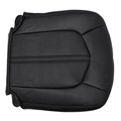 For 2008-2013 Cadillac CTS Front Driver & Passenger Bottom & Top Leather Seat Cover Black