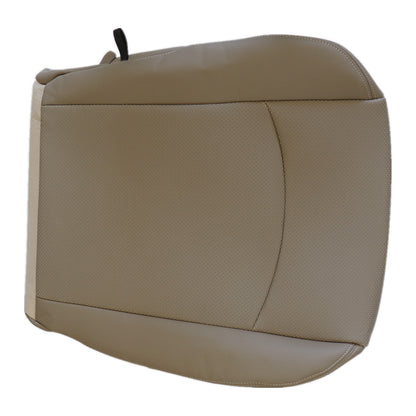 For 2009-2012 Dodge Ram 1500 2500 Front Driver & Passenger Bottom Perforated Leather Seat Cover Tan