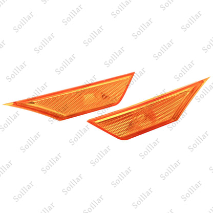 For HONDA CIVIC 2016-2021 Front Fender Side Marker Light Set RH LH W/ LED Bulbs