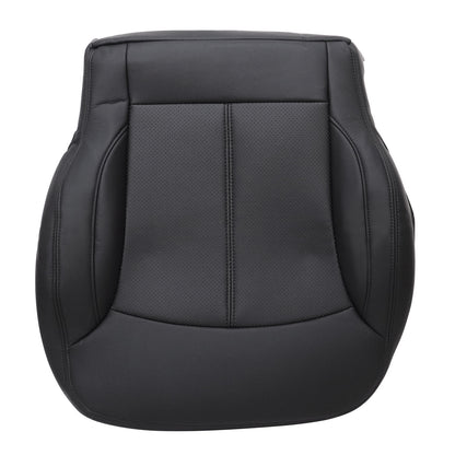 For 2010-2013 Buick LaCrosse Front Driver & Passenger Bottom & Top Leather Seat Cover Black