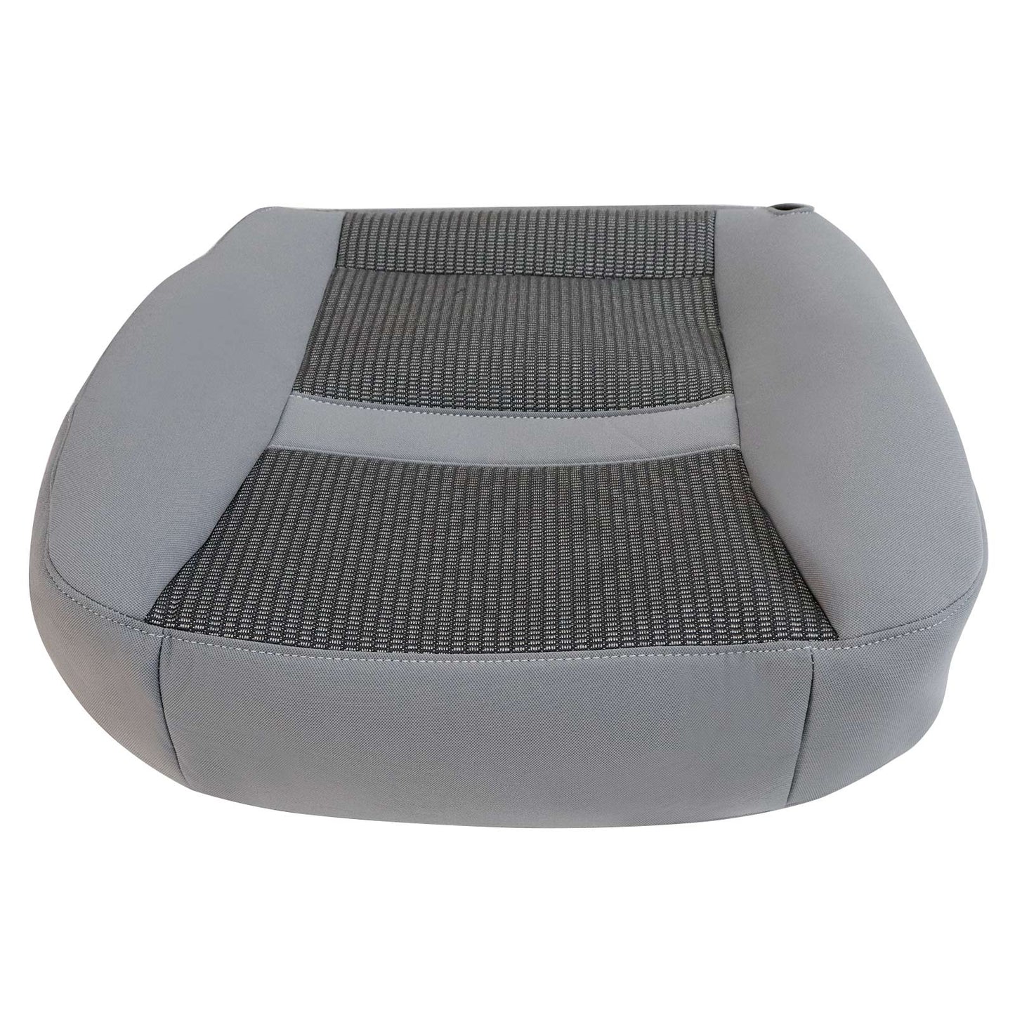 For 2006-2010 Dodge Ram 1500 2500 Front Driver & Passenger Bottom & Top Cloth Seat Cover Light Gray