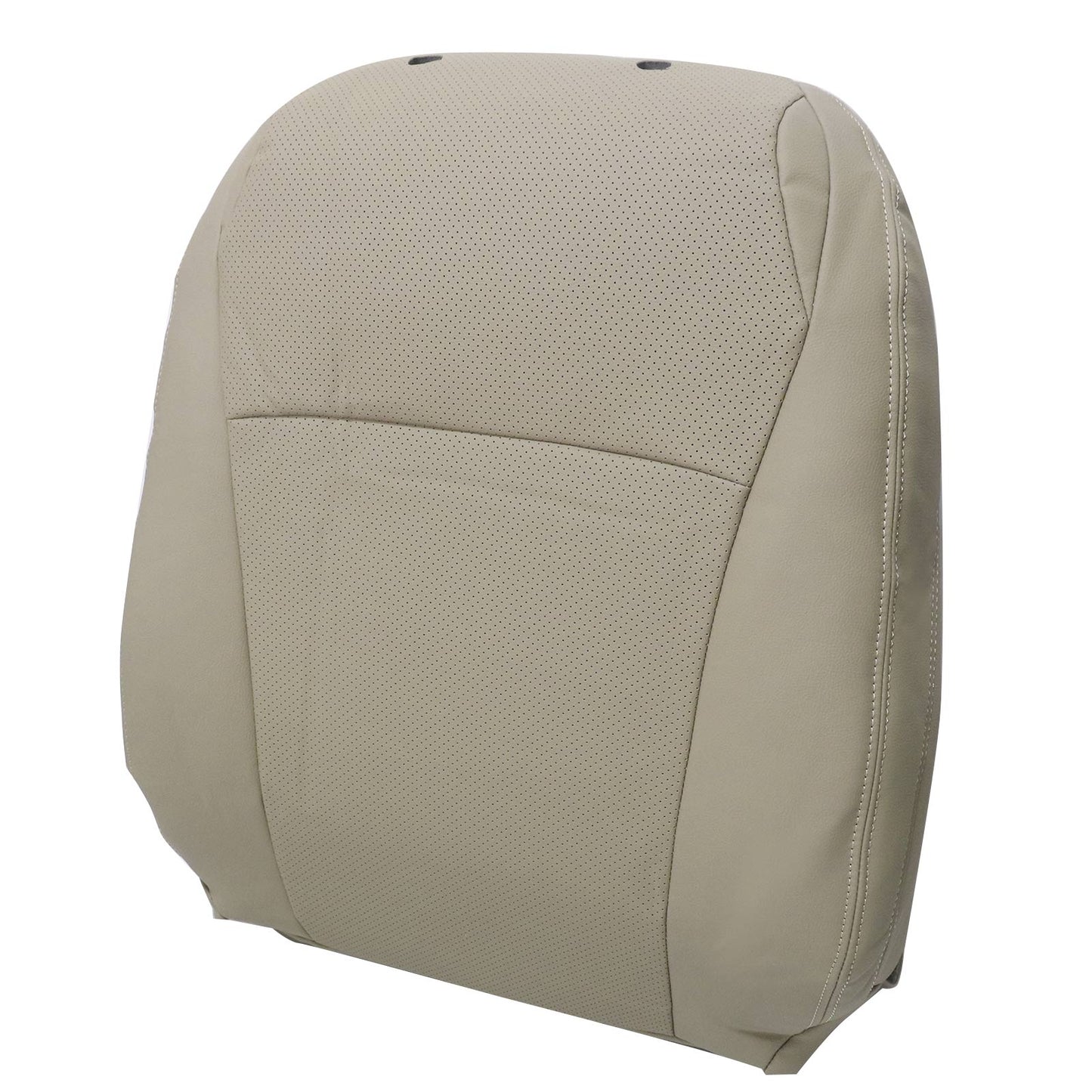 For 2004-2013 Toyota Highlander Front Driver & Passenger Bottom & Top Leather Seat Cover Tan