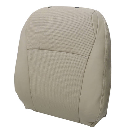 For 2004-2013 Toyota Highlander Front Driver & Passenger Bottom & Top Leather Seat Cover Tan