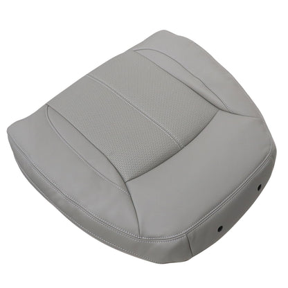 For 2010-2013 Buick LaCrosse Front Driver & Passenger Bottom & Top Leather Seat Cover Titanium Gray