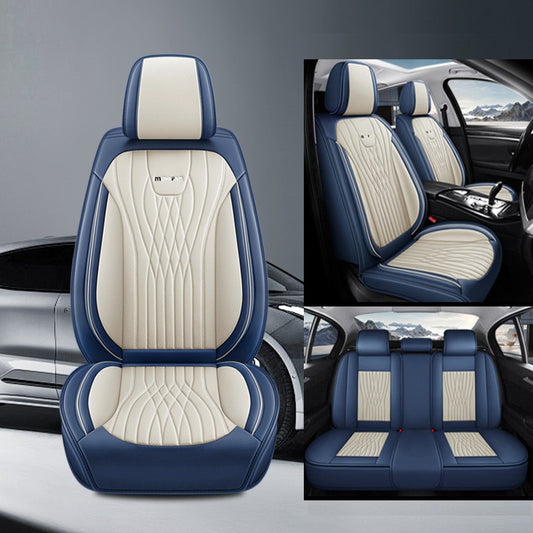 For 2009-2021 Dodge Ram 1500 2010-2021 2500 3500 Full Set Car Seat Cover Leather