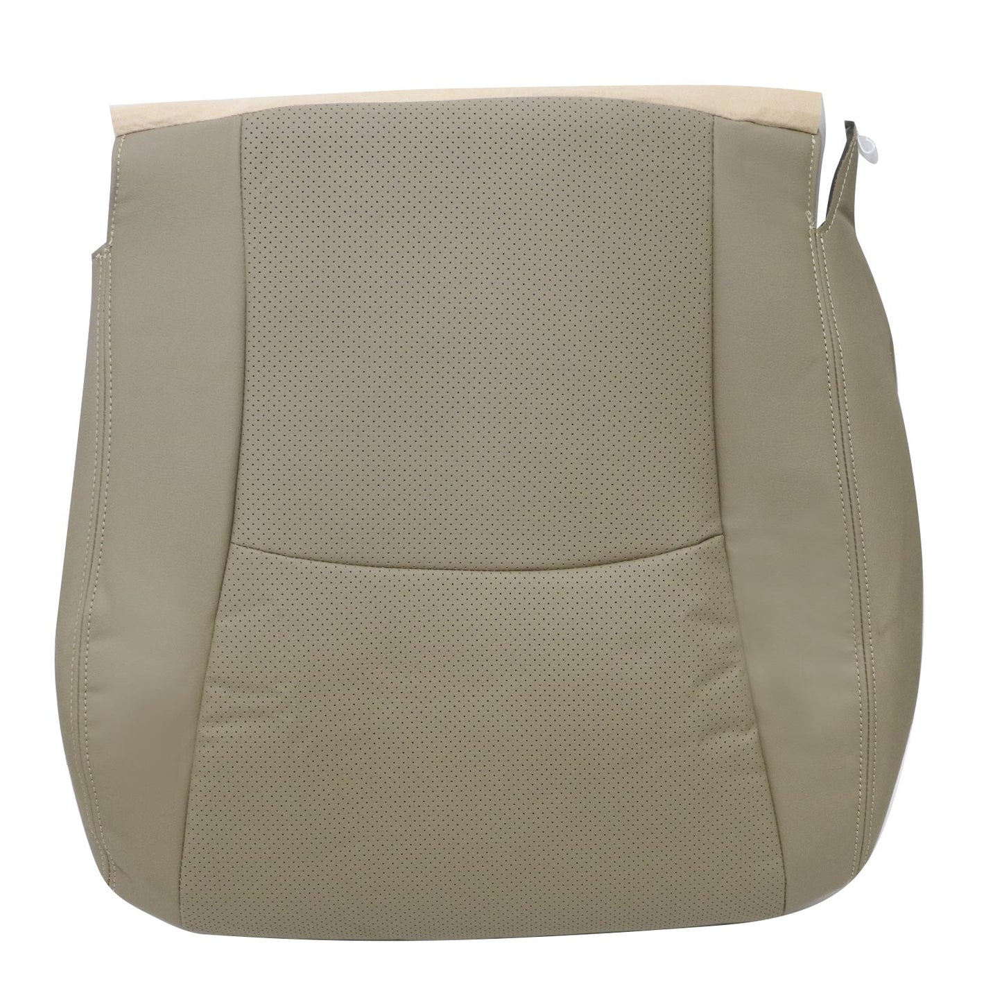For 2004-2013 Toyota Highlander Front Driver & Passenger Bottom & Top Leather Seat Cover Tan