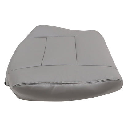 For 1998-2007 Toyota Land Cruiser Front Driver & Passenger Bottom & Top Leather Seat Cover Gray